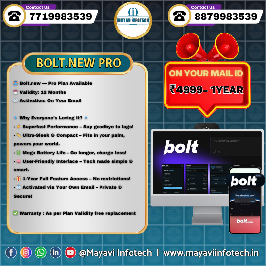 BOLT.NEW PRO-1year