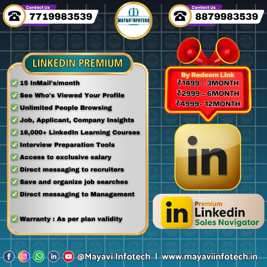 LINKEDIN Business – 12 MONTH